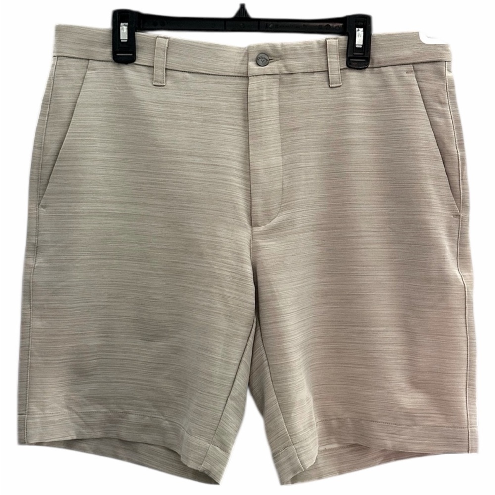 Callaway Men's Opti Dry Stretch Performance Golf Shorts Brown W34 9" Inseam NWT